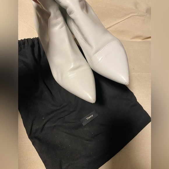 Theory White Boots - Picture 3 of 5